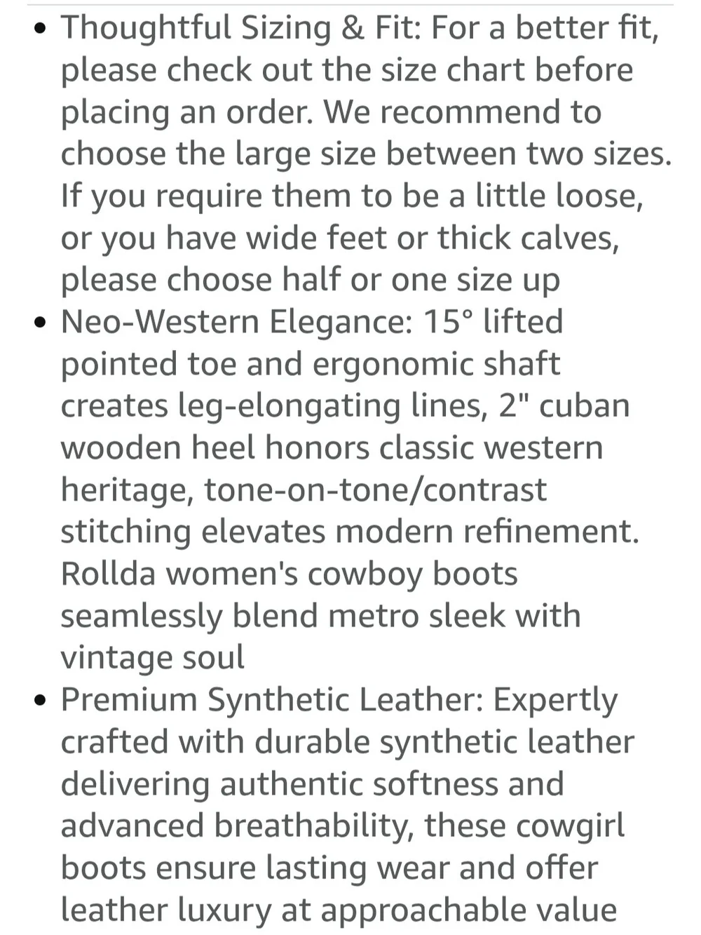 Brown Women's Western Embroidered Cowboy Booties
